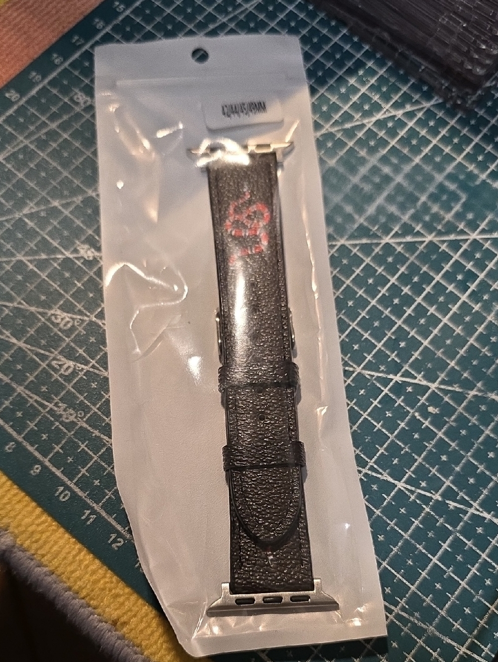 Men's Black Leather Watch Strap - Classic Replacement Band